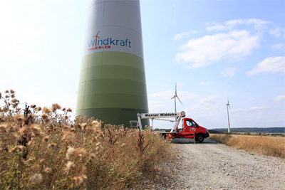 "Windkraft Th�ringen" Windradgestaltung 