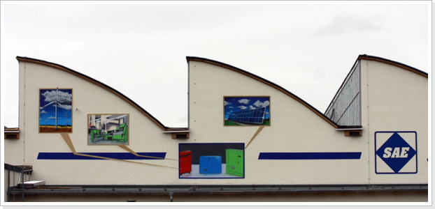 "SAE Technik 02" Fassadengestaltung