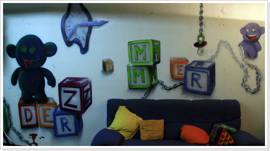 "b&ouml;ses Kinderzimmer" Worb bei Bern / Schweiz