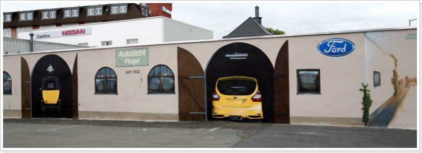 "verleiht Fl&uuml;gel" Wandgestaltung